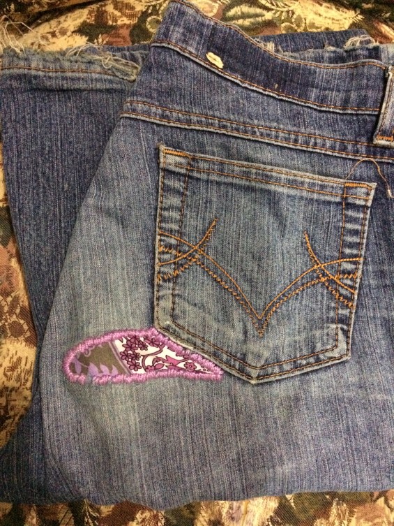 Patched jeans 6